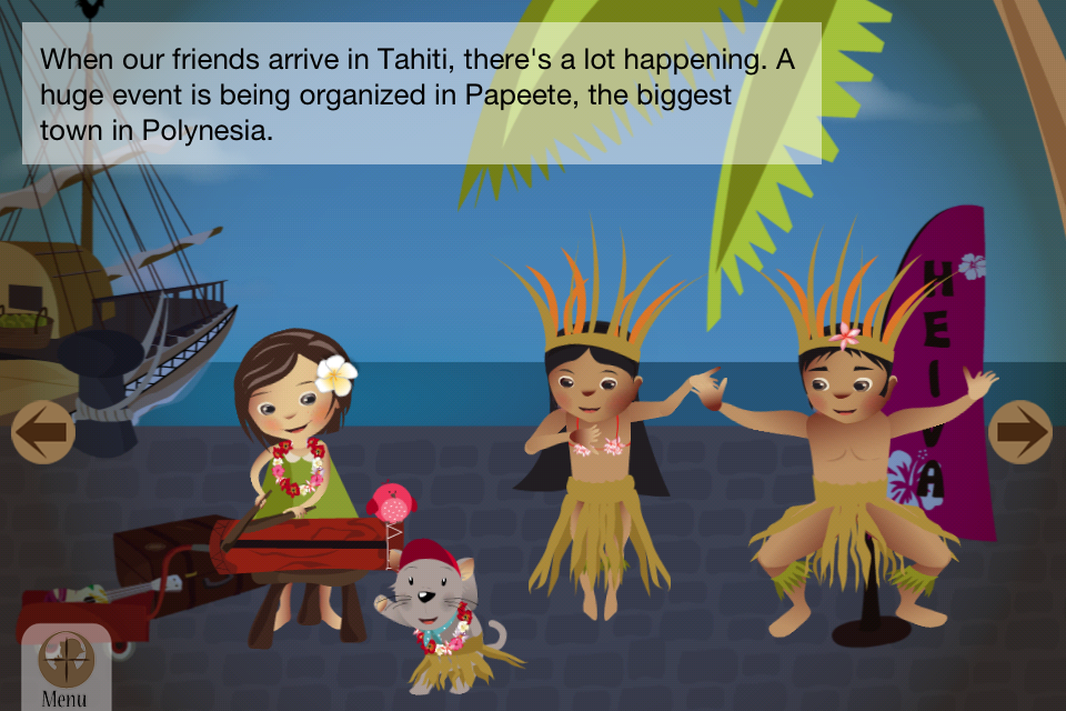 Lulu in Polynesia - Educational App